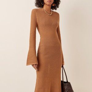 Crochet knit Maxi dress NWT!